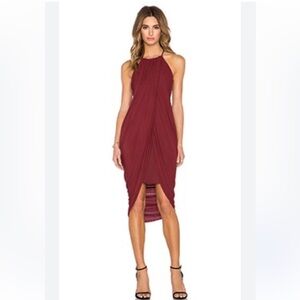 NWOT XS Bailey 44 Maroon Day Lily Dress